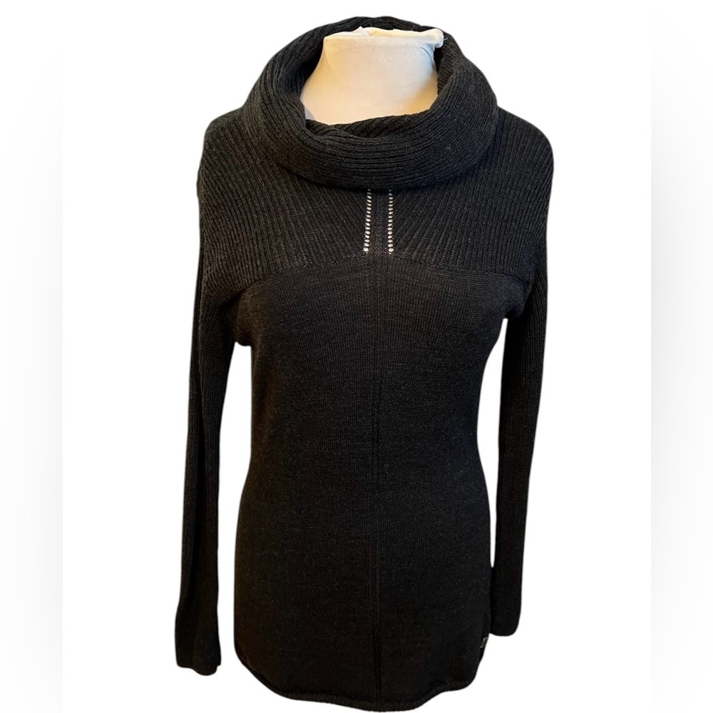 Smartwool Merino Wool Larkslope Tunic Cowlneck Sweater  - Medium
